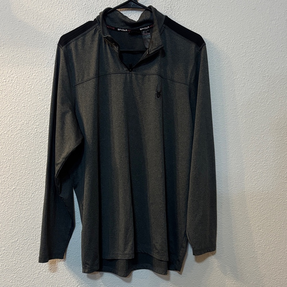 Spyder Charcoal Gray Half-Zip Pullover